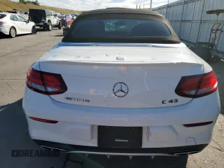 2017 Mercedes-Benz C 43 AMG with VIN WDDWK6EB2HF520135, listed as a Copart auction lot 72433934 with 44,125 mi miles and Salvage title. Bid and sale history available at DreamBid. Image 6.