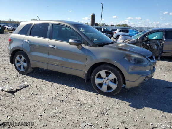 2008 Acura RDX with VIN 5J8TB18228A009566, listed as a Copart auction lot 80511534 with 0 mi miles and Salvage Title. Bid and sale history available at carsss.com. Image 4.