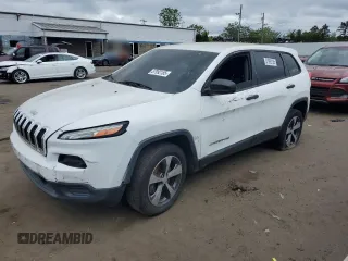 2015 Jeep Cherokee Sport z VIN 1C4PJMAB3FW594009, wystawiony jako Copart lot #57992185 z przebiegiem 115 146 mil mil oraz Szkoda całkowita • Salvage title. Historia ofert i sprzedaży dostępna na DreamBid. Obrazek 1.