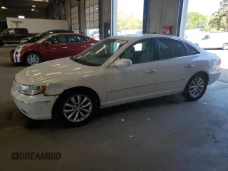 2008 Hyundai Azera Limited with VIN KMHFC46F88A290705, listed as a Copart auction lot 56882515 with 114,947 mi miles and Salvage title. Bid and sale history available at DreamBid. Image 1.