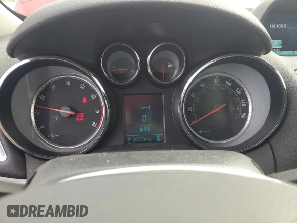 2016 Buick Encore with VIN KL4CJASB6GB686214, listed as a Copart auction lot 50320265 with 25,604 mi miles and Salvage Title. Bid and sale history available at DreamBid. Image 9.