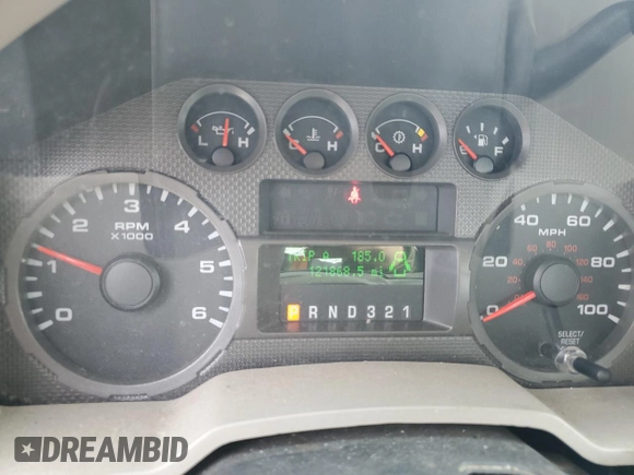 2010 Ford F-350 with VIN 1FTWF3B5XAEB13090, listed as a Copart auction lot 47041535 with 121,868 mi miles and Clean title. Bid and sale history available at DreamBid. Image 9.
