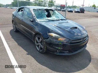 2016 Dodge Dart GT with VIN 1C3CDFEB0GD584857, listed as a IAAI auction lot 42570318 with 167,983 mi miles and . Bid and sale history available at DreamBid. Image 1.