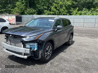 2023 Toyota Highlander L with VIN 5TDKDRAH4PS049134, listed as a Copart auction lot 63428785 with 18,645 mi miles and Salvage title. Bid and sale history available at DreamBid. Image 2.