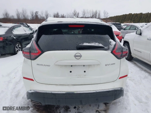 2023 Nissan Murano SV with VIN 5N1AZ2BSXPC130666, listed as a IAAI auction lot 41432365 with 42,772 mi miles. Bid and sale history available at carsss.com. Image 16.