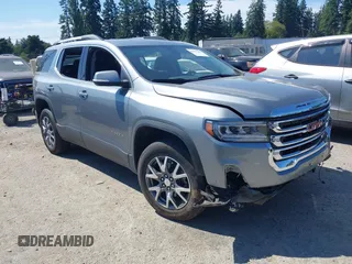 2023 GMC Acadia SLT with VIN 1GKKNUL42PZ235624, listed as a IAAI auction lot 42677280 with 36,293 mi miles and . Bid and sale history available at DreamBid. Image 1.