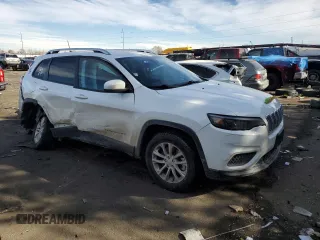 2021 Jeep Cherokee Latitude with VIN 1C4PJMCB4MD136078, listed as a Copart auction lot 43788135 with 78,256 mi miles and Salvage title. Bid and sale history available at DreamBid. Image 4.