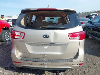 2016 Kia Sedona LX with VIN KNDMB5C13G6093438, listed as a IAAI auction lot 41662704 with 132,343 mi miles. Bid and sale history available at carsss.com. Image 16.
