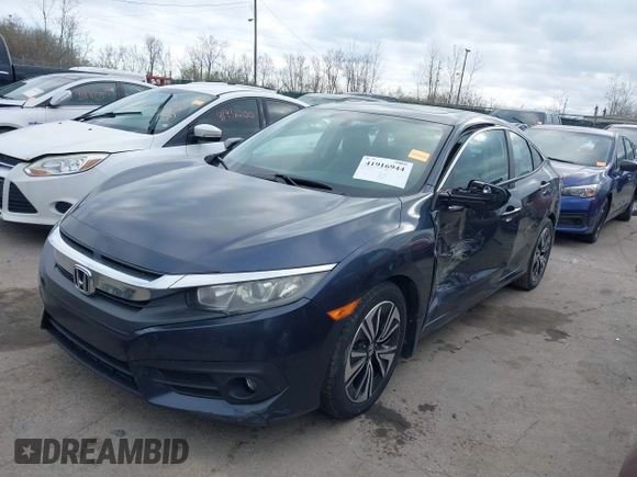 2016 Honda Civic Sedan EX-L with VIN 19XFC1F7XGE020155, listed as a IAAI auction lot 41916944 with 137,945 mi miles. Bid and sale history available at carsss.com. Image 17.