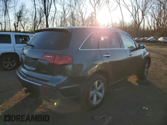 2011 Acura MDX with VIN 2HNYD2H21BH547165, listed as a Copart auction lot 83296714 with 0 mi miles and Clean Title. Bid and sale history available at carsss.com. Image 3.
