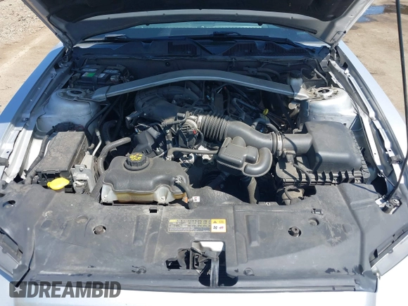 2013 Ford Mustang V6 with VIN 1ZVBP8AM4D5212653, listed as a IAAI auction lot 42090402 with 134,437 mi miles. Bid and sale history available at carsss.com. Image 10.