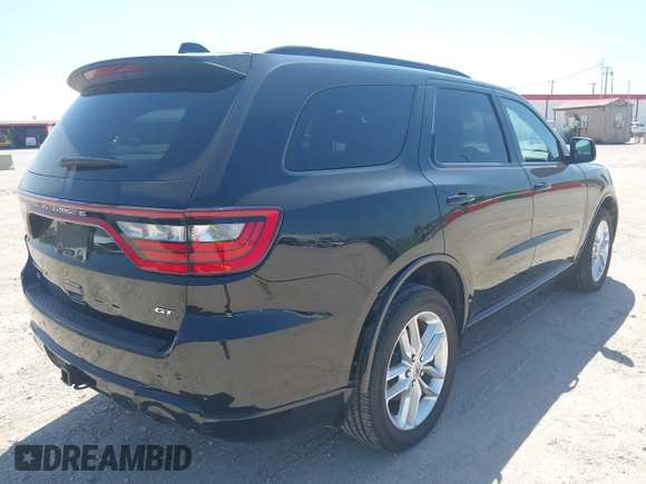2024 Dodge Durango GT Plus with VIN 1C4RDJDGXRC207323, listed as a IAAI auction lot 42814181 with 38,289 mi miles and . Bid and sale history available at DreamBid. Image 4.