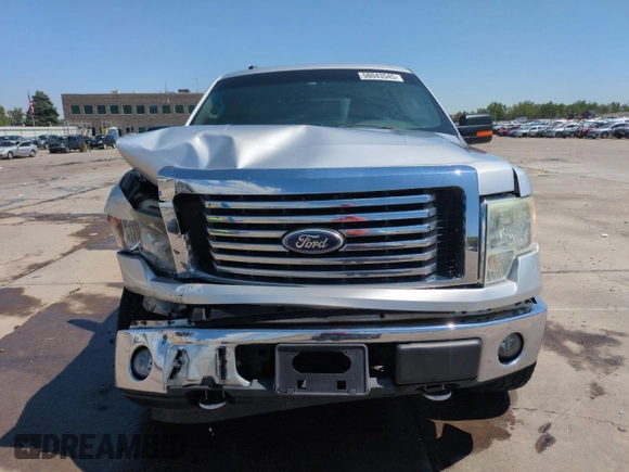 2010 Ford F-150 XL with VIN 1FTFW1EV0AFC02614, listed as a Copart auction lot 58043545 with 138,149 mi miles and Salvage title. Bid and sale history available at DreamBid. Image 5.