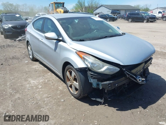 2013 Hyundai Elantra Limited with VIN 5NPDH4AEXDH257963, listed as a IAAI auction lot 42160450 with 123,900 mi miles and . Bid and sale history available at DreamBid. Image 1.