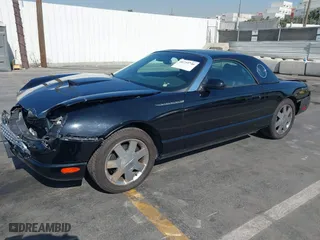 2002 Ford Thunderbird w/Hardtop Premium with VIN 1FAHP60A52Y109610, listed as a IAAI auction lot 40759746 with 35,975 mi miles. Bid and sale history available at carsss.com. Image 17.
