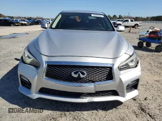 2016 Infiniti Q50 Premium with VIN JN1EV7AR7GM346372, listed as a Copart auction lot 48469255 with 97,236 mi miles and Salvage Title. Bid and sale history available at DreamBid. Image 5.