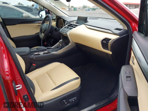 2017 Lexus NX 200t with VIN JTJYARBZ8H2057592, listed as a IAAI auction lot 42207734 with 55,005 mi miles and . Bid and sale history available at DreamBid. Image 5.