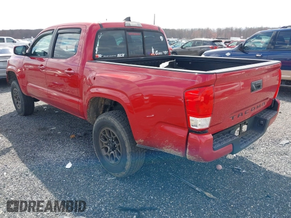 2016 Toyota Tacoma SR5 with VIN 5TFAX5GN0GX057704, listed as a IAAI auction lot 41890138 with 110,799 mi miles. Bid and sale history available at carsss.com. Image 3.