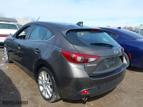 2014 Mazda Mazda3 s Grand Touring with VIN JM1BM1M39E1149581, listed as a IAAI auction lot 41813917 with NaN miles. Bid and sale history available at carsss.com. Image 3.