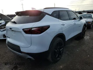 2020 Chevrolet Blazer LT with VIN 3GNKBJRS8LS581054, listed as a Copart auction lot 44220935 with 117,925 mi miles and Salvage title. Bid and sale history available at DreamBid. Image 3.