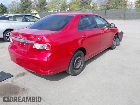 2012 Toyota Corolla L with VIN 5YFBU4EE7CP003044, listed as a IAAI auction lot 42044928 with 256,796 mi miles. Bid and sale history available at carsss.com. Image 4.