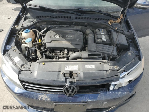 2014 Volkswagen Jetta Sedan SE w/Connectivity/Sunroof PZEV with VIN 3VWD17AJ5EM376676, listed as a Copart auction lot 48582075 with 94,808 mi miles and Salvage Title. Bid and sale history available at carsss.com. Image 12.