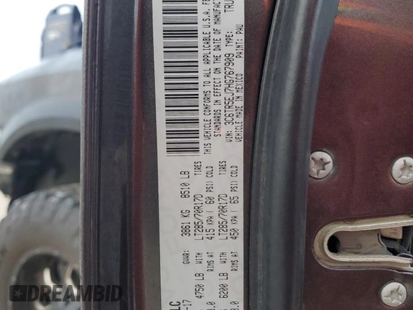 2017 Ram 2500 Power Wagon z VIN 3C6TR5EJ7HG767909, wystawiony jako Copart lot #83702854 z przebiegiem 139 964 mil mil oraz Szkoda całkowita • Salvage title. Historia ofert i sprzedaży dostępna na DreamBid. Obrazek 12.