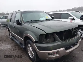 2003 Ford Expedition Eddie Bauer with VIN 1FMEU17L63LA33504, listed as a IAAI auction lot 41555416 with 248,636 mi miles. Bid and sale history available at carsss.com. Image 1.