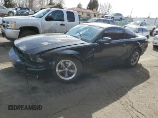 2008 Ford Mustang GT Deluxe with VIN 1ZVHT82H185159181, listed as a Copart auction lot 48932305 with 106,968 mi miles and Salvage Title. Bid and sale history available at carsss.com. Image 1.