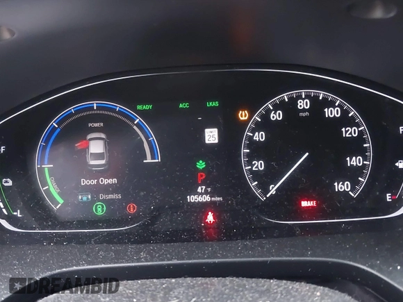 2019 Honda Insight LX with VIN 19XZE4F10KE010635, listed as a IAAI auction lot 42084158 with 105,606 mi miles and . Bid and sale history available at carsss.com. Image 7.