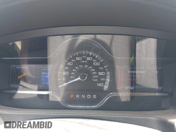2014 Lincoln MKS with VIN 1LNHL9DK0EG605429, listed as a IAAI auction lot 42809745 with 127,038 mi miles and . Bid and sale history available at DreamBid. Image 7.