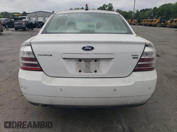 2008 Ford Taurus SEL with VIN 1FAHP27W98G120229, listed as a Copart auction lot 50660525 with 0 mi miles and Clean Title. Bid and sale history available at carsss.com. Image 6.