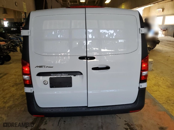 2023 Mercedes-Benz Metris Cargo Van with VIN W1YV0CEY4P4365964, listed as a Copart auction lot 45358325 with 4,525 mi miles and Salvage Title. Bid and sale history available at carsss.com. Image 6.