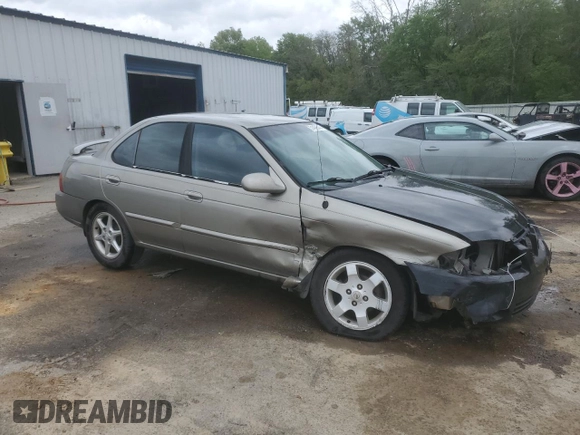 2006 Nissan Sentra S with VIN 3N1CB51D36L509102, listed as a Copart auction lot 51439545 with 351,033 mi miles and Salvage Title. Bid and sale history available at DreamBid. Image 4.