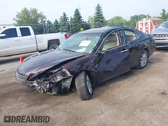 2002 Lexus ES 300 with VIN JTHBF30G520066356, listed as a IAAI auction lot 42519247 with 141,662 mi miles and . Bid and sale history available at DreamBid. Image 2.