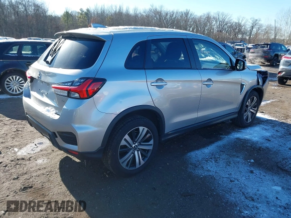 2020 Mitsubishi Outlander Sport SE 2.0 with VIN JA4AP4AU7LU028801, listed as a IAAI auction lot 41138636 with 105,709 mi miles. Bid and sale history available at carsss.com. Image 4.