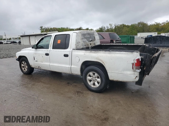 2004 Dodge Dakota Sport with VIN 1D7HL38K54S642635, listed as a Copart auction lot 47983595 with 105,825 mi miles and Salvage Title. Bid and sale history available at carsss.com. Image 2.