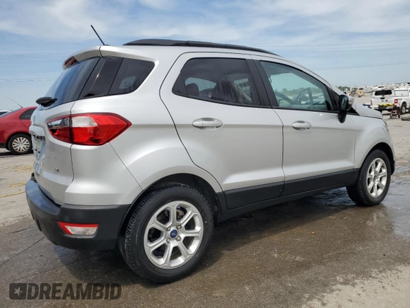 2021 Ford EcoSport SE with VIN MAJ3S2GE2MC449422, listed as a Copart auction lot 54005365 with 41,980 mi miles and Salvage Title. Bid and sale history available at DreamBid. Image 3.