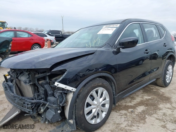 2017 Nissan Rogue S with VIN JN8AT2MT1HW138638, listed as a IAAI auction lot 41535033 with 216,712 mi miles. Bid and sale history available at carsss.com. Image 18.