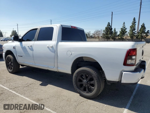 2021 Ram 2500 Big Horn with VIN 3C6UR5DL5MG633465, listed as a Copart auction lot 47214265 with 73,636 mi miles and Salvage Title. Bid and sale history available at carsss.com. Image 2.