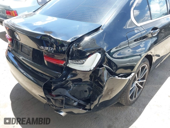 2021 BMW 3 Series 330i with VIN 3MW5R1J07M8B83681, listed as a IAAI auction lot 42238824 with 57,250 mi miles and . Bid and sale history available at DreamBid. Image 6.