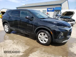 2021 Chevrolet Blazer LT with VIN 3GNKBHRS2MS523130, listed as a Copart auction lot 50945525 with 93,691 mi miles and Salvage title. Bid and sale history available at DreamBid. Image 4.