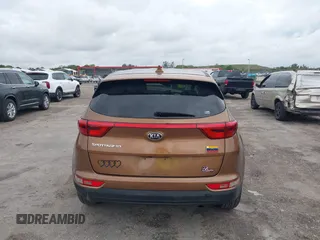 2018 Kia Sportage LX with VIN KNDPM3AC9J7481047, listed as a IAAI auction lot 41636184 with 160,385 mi miles. Bid and sale history available at carsss.com. Image 16.