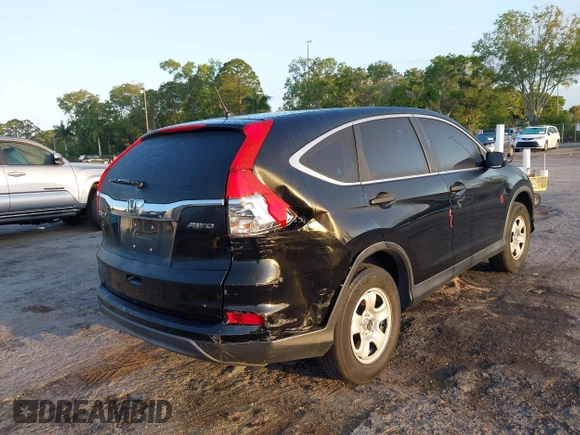 2015 Honda CR-V LX with VIN 5J6RM4H35FL038634, listed as a IAAI auction lot 41968956 with 149,407 mi miles and . Bid and sale history available at DreamBid. Image 6.