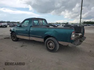 1998 Ford F-150 XL with VIN 1FTRF17L0WNA48153, listed as a Copart auction lot 72606904 with 213,592 mi miles and Non repairable. Bid and sale history available at DreamBid. Image 2.