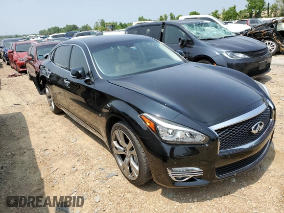 2016 Infiniti Q70 with VIN JN1BY1PR7GM720364, listed as a Copart auction lot 56598133 with 83,492 mi miles and Non repairable. Bid and sale history available at DreamBid. Image 4.
