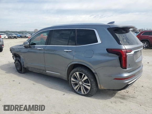 2022 Cadillac XT6 Premium Luxury with VIN 1GYKPCRS5NZ114583, listed as a Copart auction lot 46507155 with 70,506 mi miles and Salvage title. Bid and sale history available at DreamBid. Image 2.