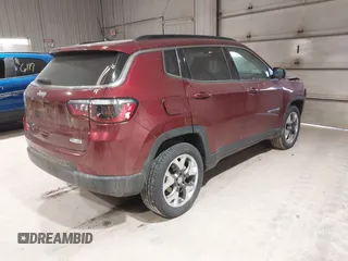 2022 Jeep Compass Latitude with VIN 3C4NJDBBXNT110637, listed as a IAAI auction lot 41967575 with 36,933 mi miles and . Bid and sale history available at DreamBid. Image 4.