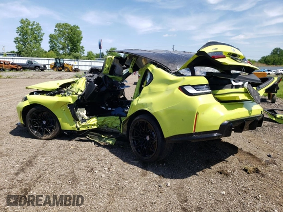 2023 BMW M3 Competition xDrive z VIN WBS43AY00PFN31959, wystawiony jako Copart lot #56270704 z przebiegiem Nie podano mil oraz Szkody całkowita. Historia ofert i sprzedaży dostępna na DreamBid. Obrazek 2.