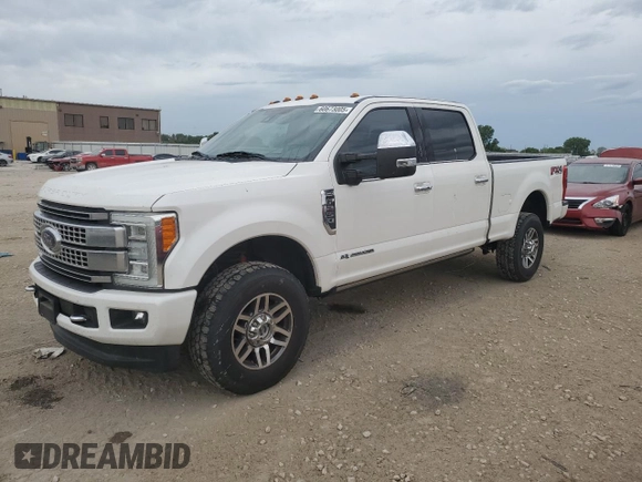 2017 Ford F-250 Lariat with VIN 1FT7W2BT6HEB89431, listed as a Copart auction lot 60673005 with 58,158 mi miles and Salvage title. Bid and sale history available at DreamBid. Image 1.